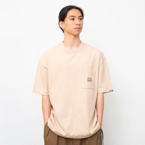 (ZT1860) 重磅口袋Tee