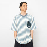 (TP1876) Stripes Pocket Tee