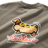 (ZW455) Hot Doxie Graphic Embroidery Sweater