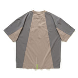 (TP1006) Mix Fabric Tech Tee