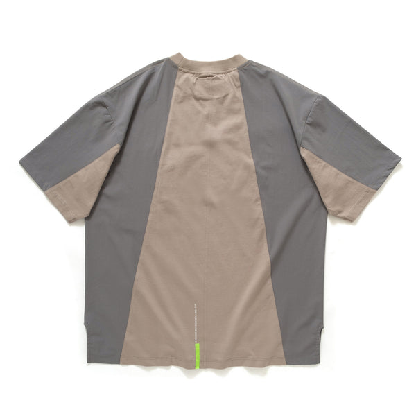 (TP1006) Mix Fabric Tech Tee