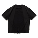 (TP1006) Mix Fabric Tech Tee