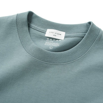 (ZT1861) Double Fake Layer Pocket Tee