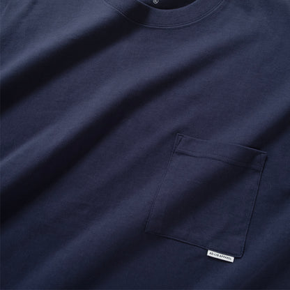 (ZT1861) Double Fake Layer Pocket Tee