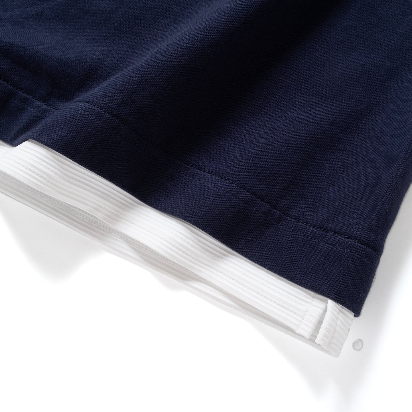 (ZT1861) Double Fake Layer Pocket Tee