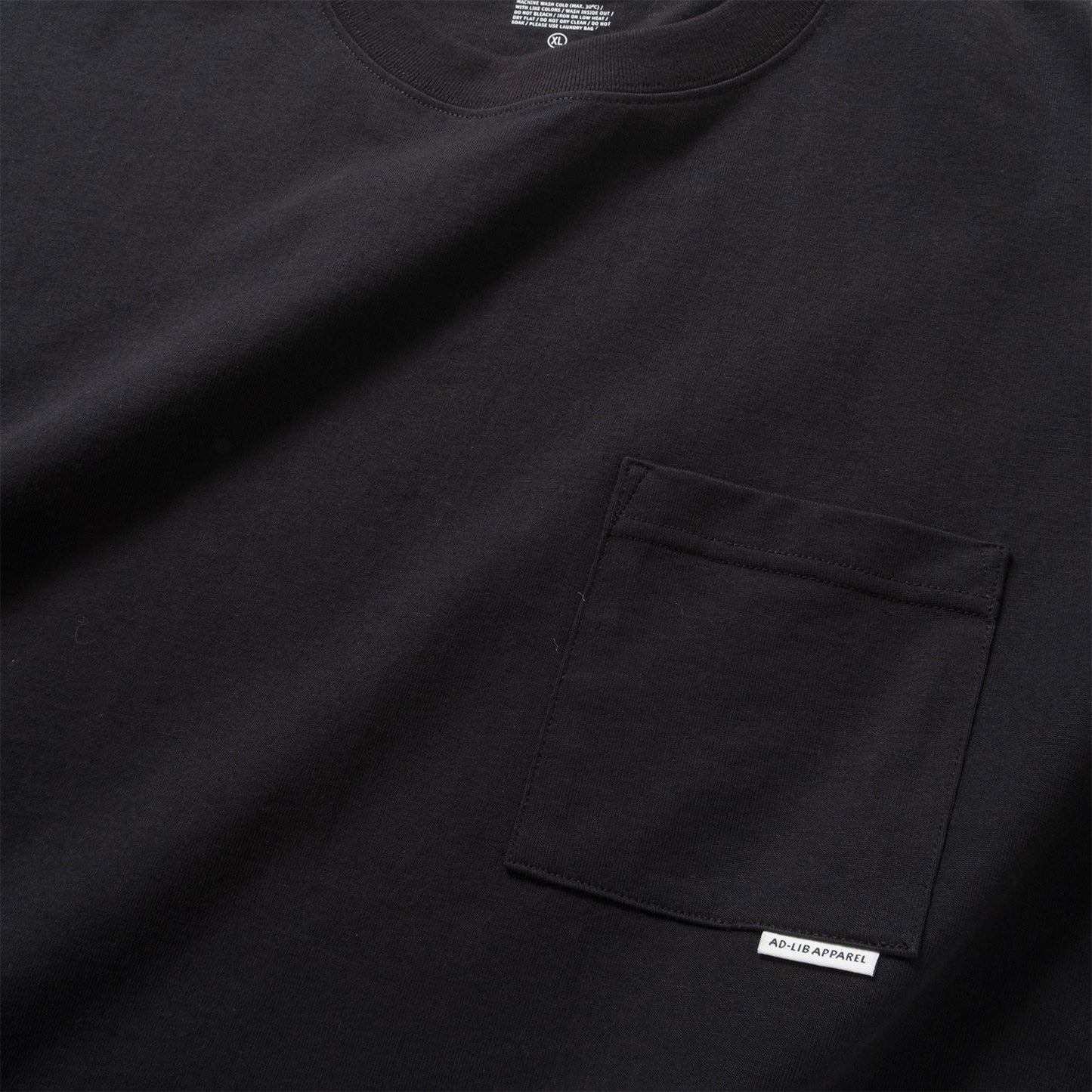 (ZT1861) Double Fake Layer Pocket Tee