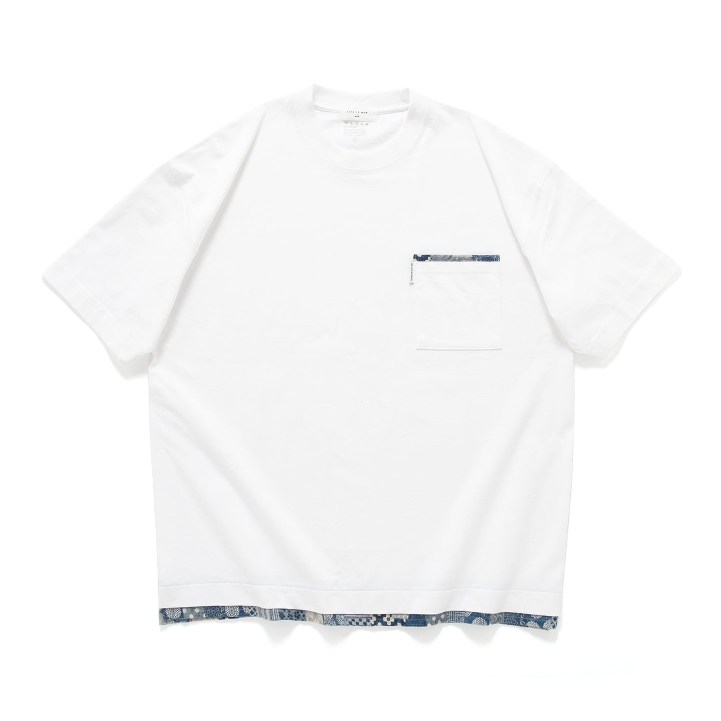 (ZT1862) Pattern Layer Tee