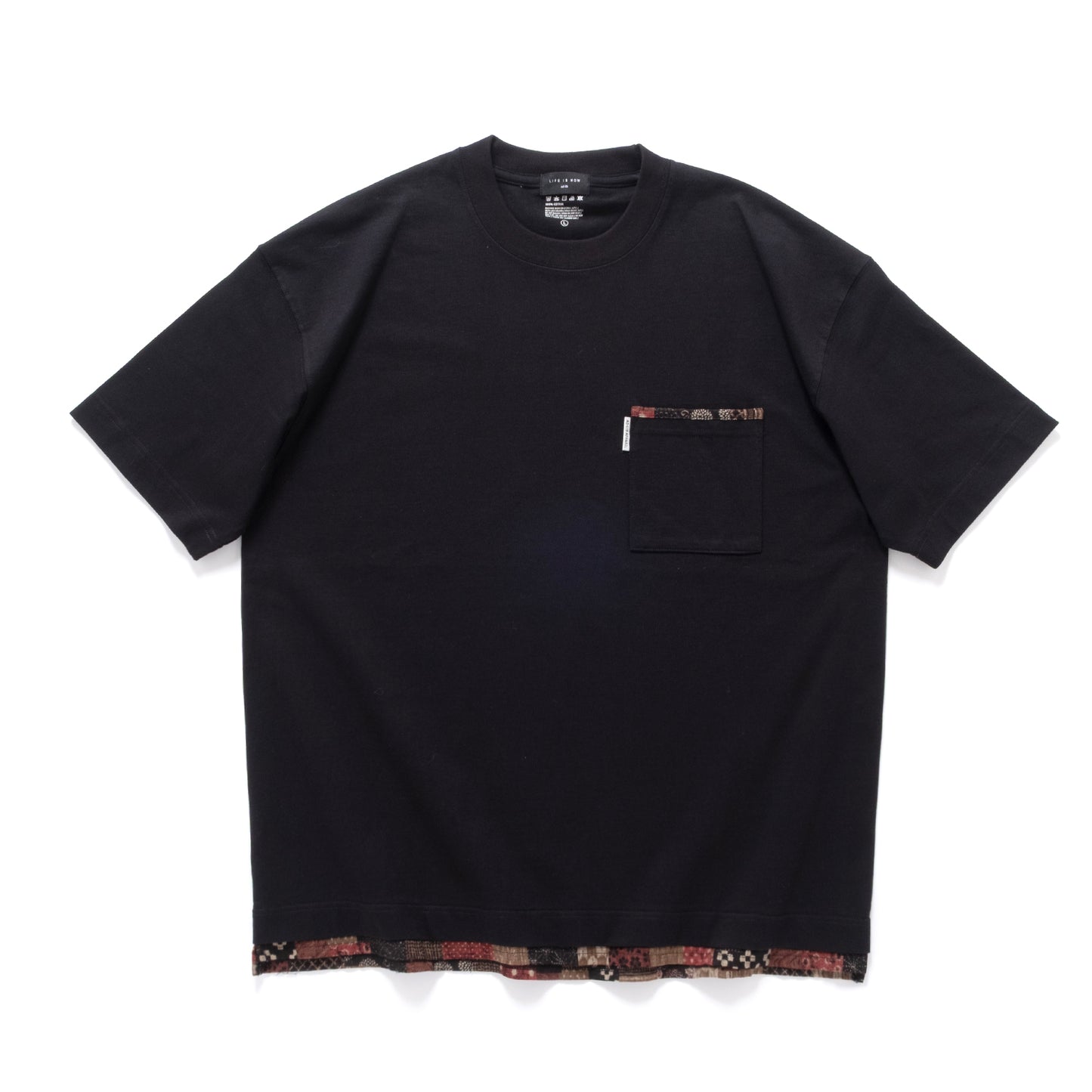 (ZT1862) Pattern Layer Tee