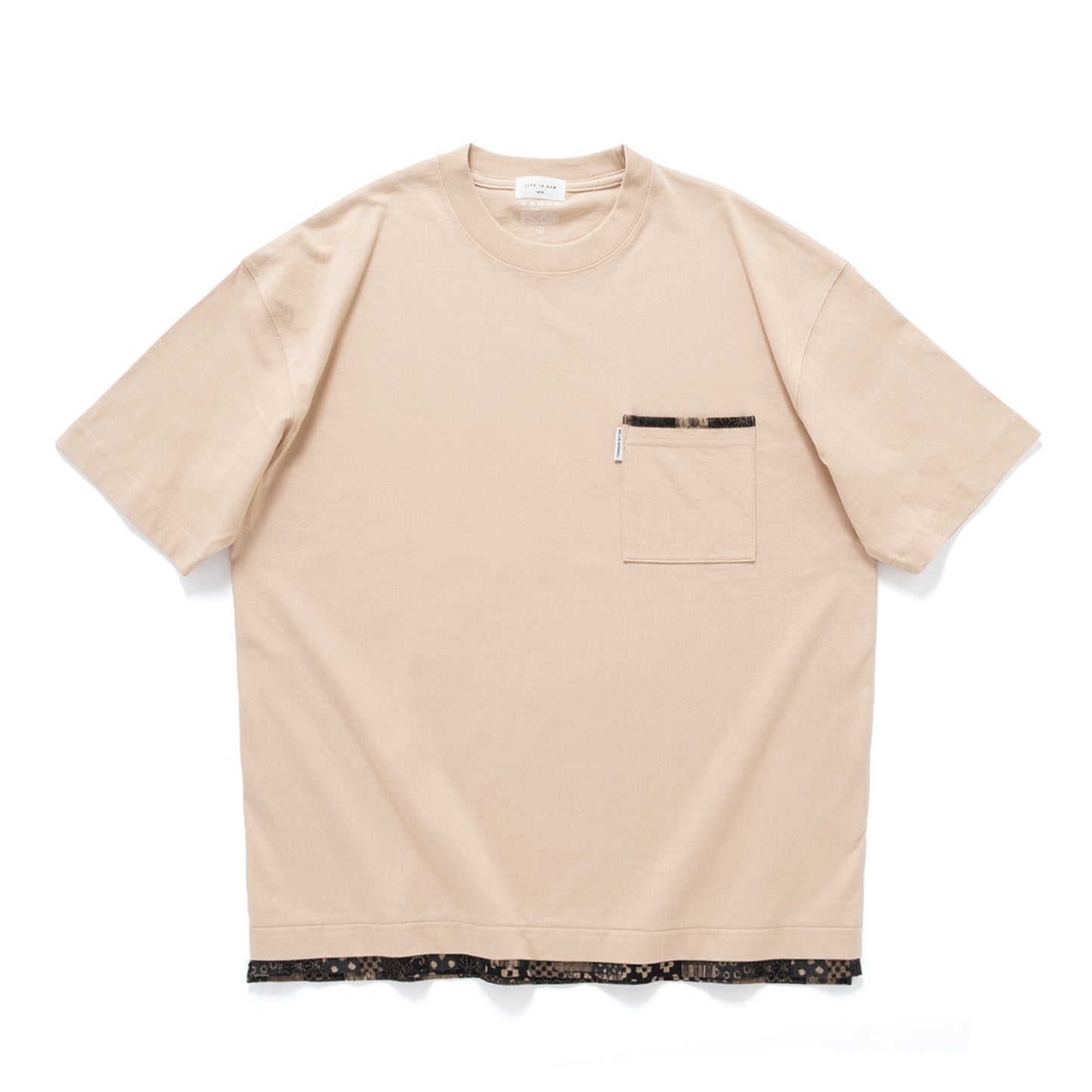 (ZT1862) Pattern Layer Tee