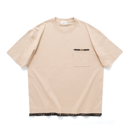 (ZT1862) Pattern Layer Tee