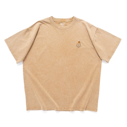 (EX700) Cheerful Cats Embroidery Graphic Tee