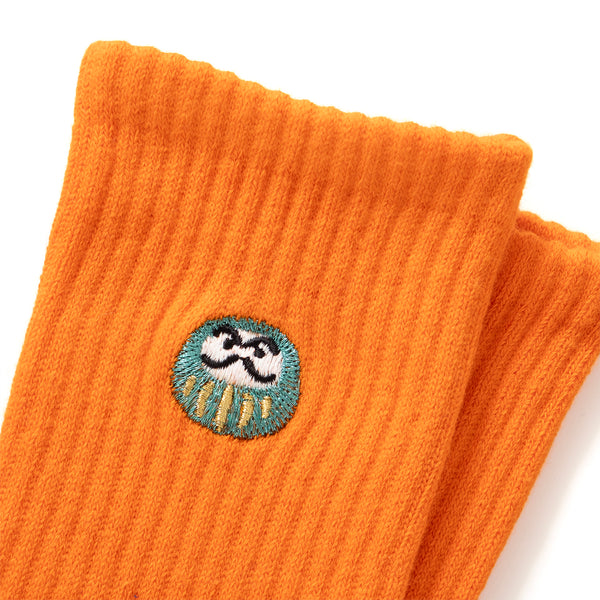 (ZA091) Daruma Graphic Embroidery Socks