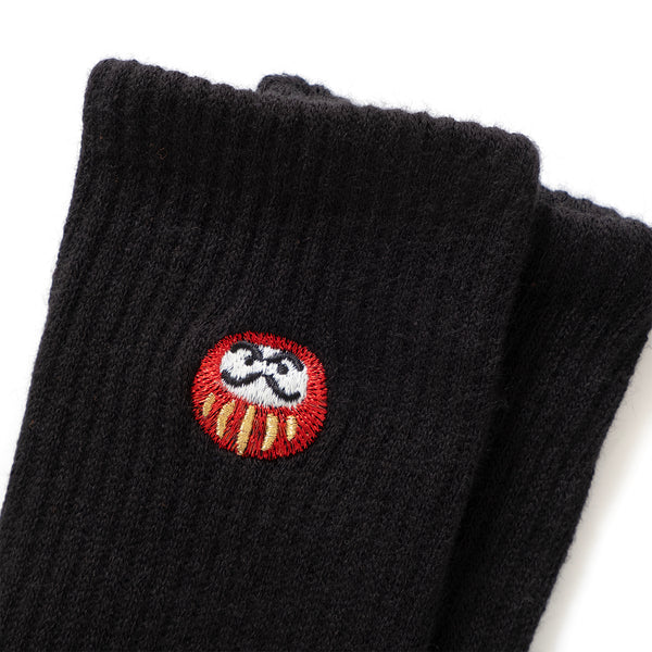 (ZA091) Daruma Graphic Embroidery Socks