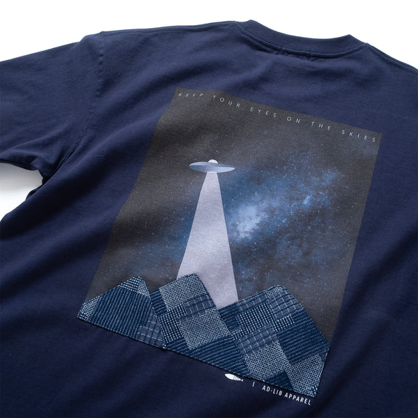 (ZT1881) UFO Patchwork Pocket Tee