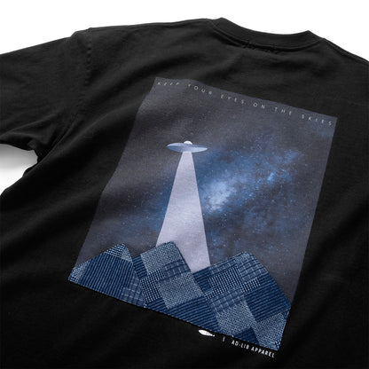 (ZT1881) UFO Patchwork Pocket Tee