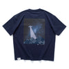(ZT1881) UFO Patchwork Pocket Tee