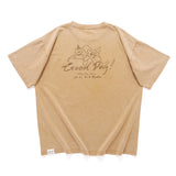 (EX700) Cheerful Cats Embroidery Graphic Tee