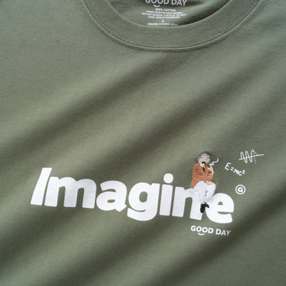 (ZT1608) Imagine 繡花 Tee