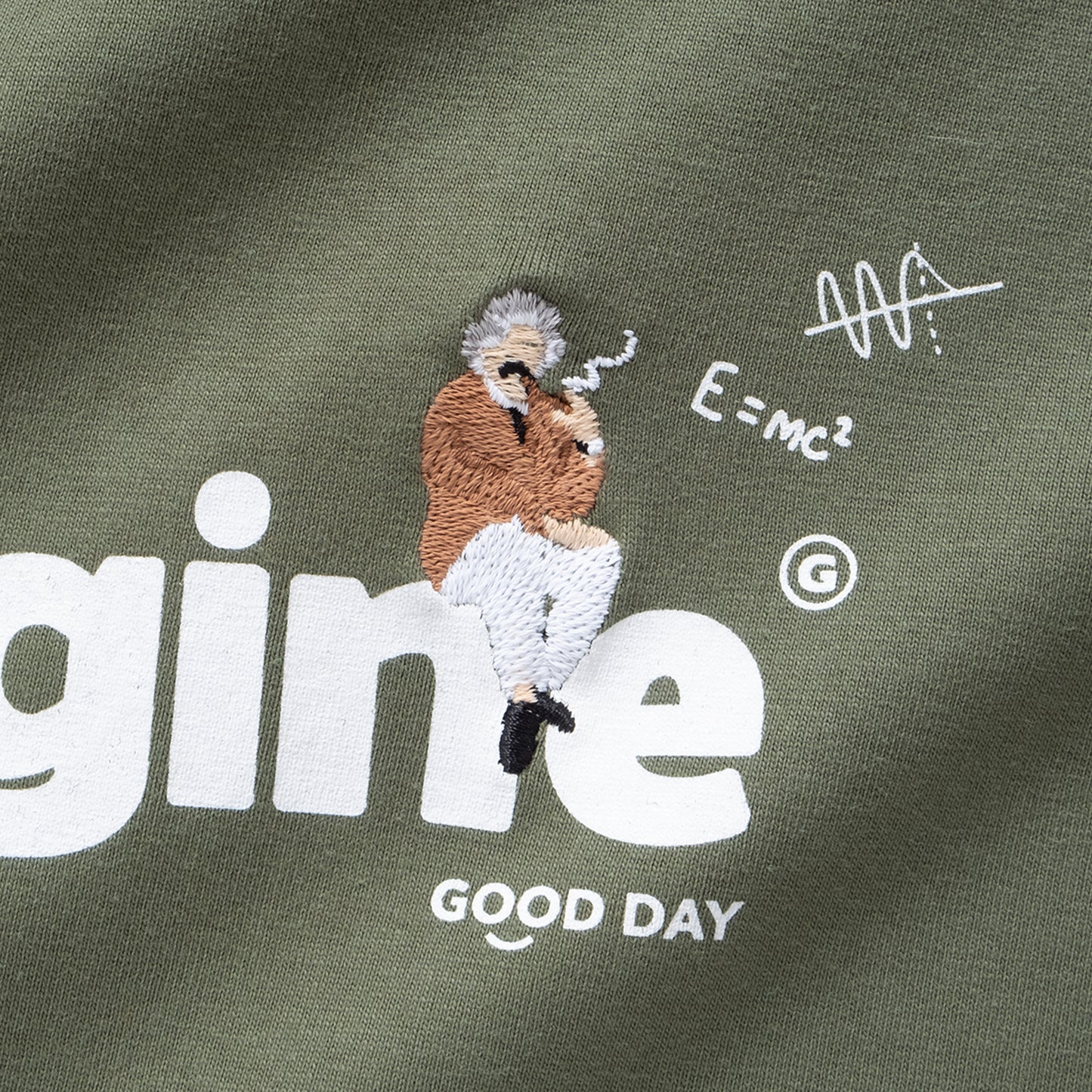(ZT1608) Imagine 繡花 Tee