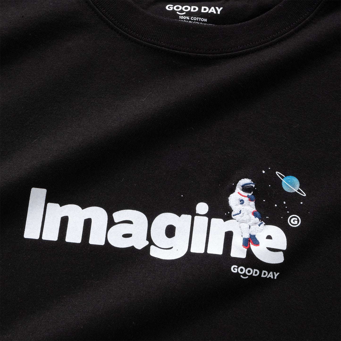 (ZT1608) Imagine 繡花 Tee