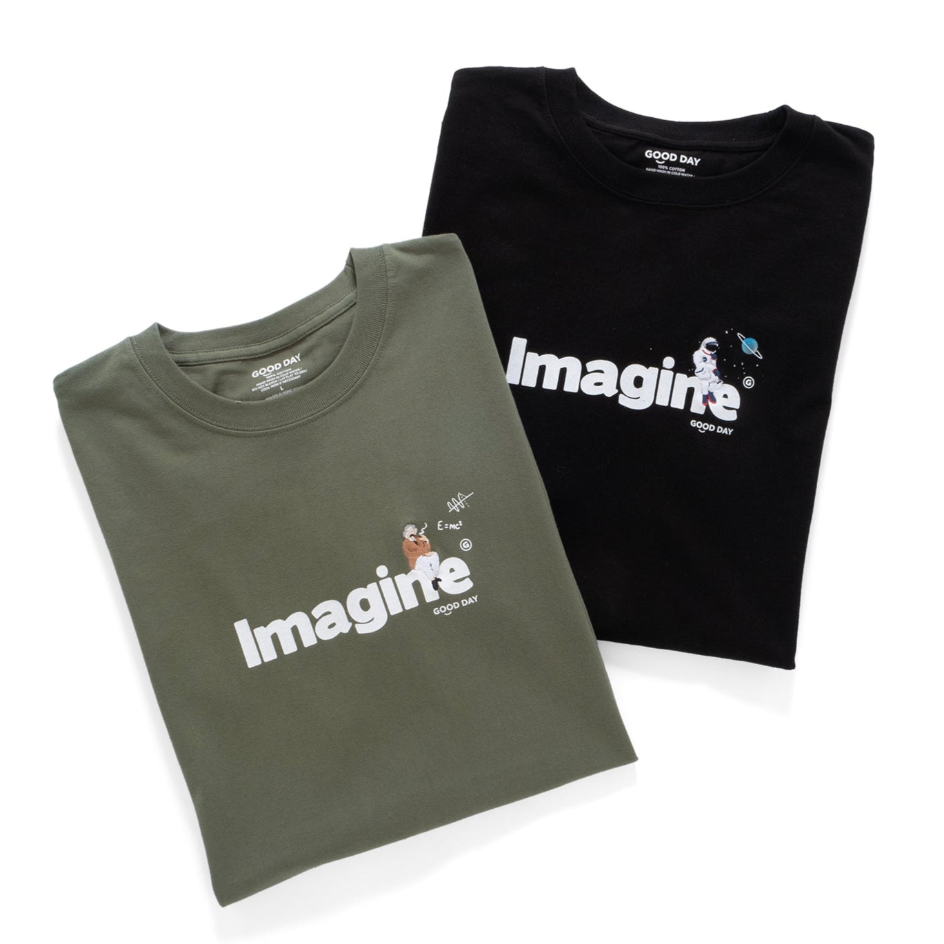 (ZT1608) Imagine 繡花 Tee
