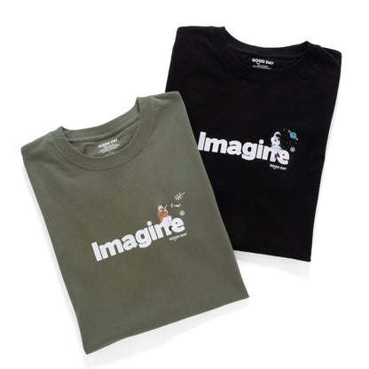 (ZT1608) Imagine 繡花 Tee