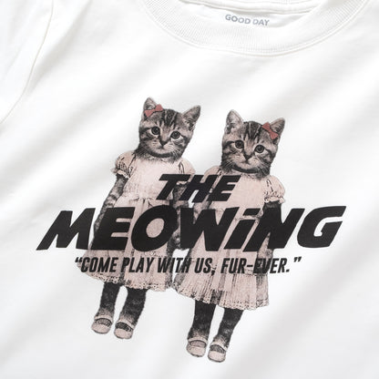 (ZT1890) The Meowing Cats 圖案女裝短 Tee