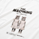 (ZT1889) The Meowing Cats 圖案 Tee