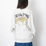 (ZW465) Meowjong Graphic Sweater