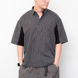 (ST452) Contrast Stripes Shirt