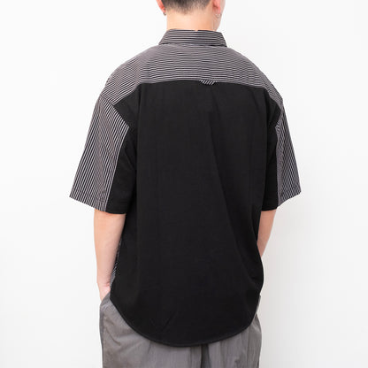 (ST452) Contrast Stripes Shirt