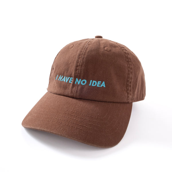 (ZC292) I Have No Idea Embroidery Cap