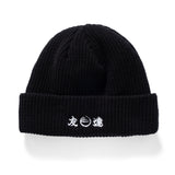 (EX623) Graphic Embroidery Beanie