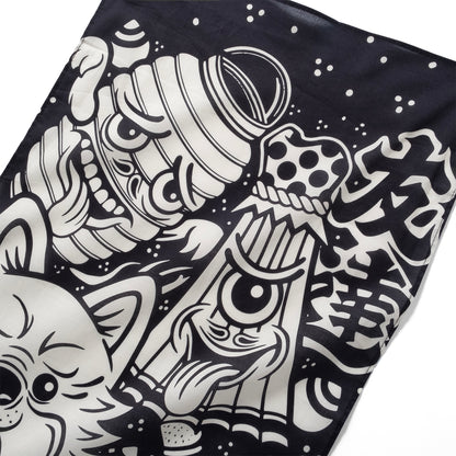 (EX564) Characters Graphic Tenugui