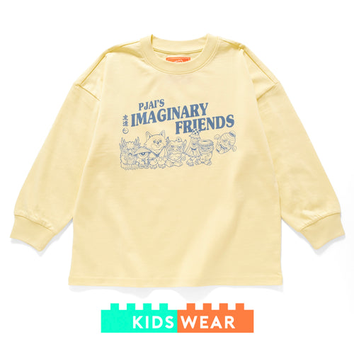 (EX605) Kids Prarade Graphic Long Sleeve Tee