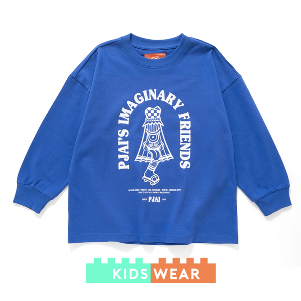 (EX606) Kids Kasa Graphic Long Sleeve Tee