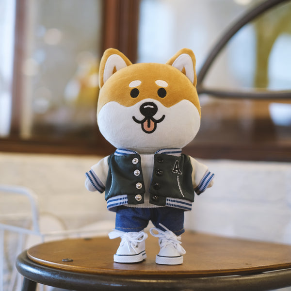 (AA513) PJai Doll Varsity Jacket Outfit