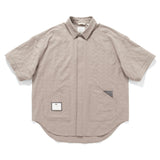 (ST444) 2 Ways Seersucker Shirt