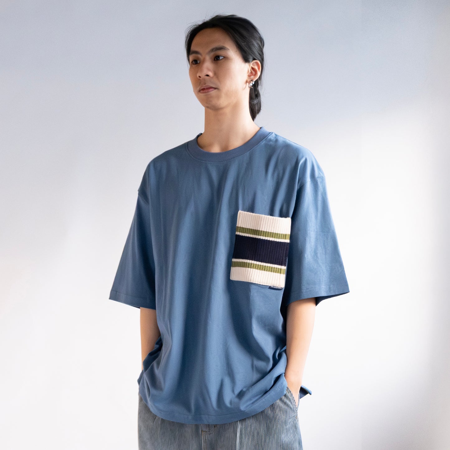 (TP1809) Socks Pocket Tee