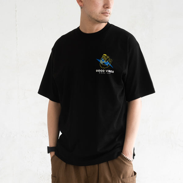(ZT1639) Neon Animal Graphic Tee