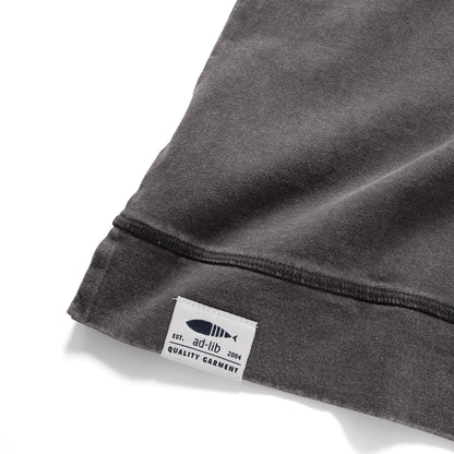 (TP1836) Washed Henley Neck Tee