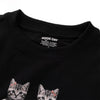 (ZT1890) The Meowing Cats 圖案女裝短 Tee