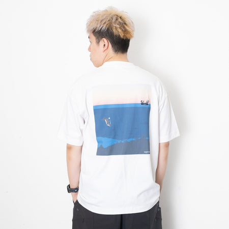 (ZT1271) The Explorer Embroidery Graphic Tee