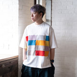 (TP1090) Crazy Patch Square Tee