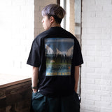 (ZT1166) Lake House Graphic Pocket Tee