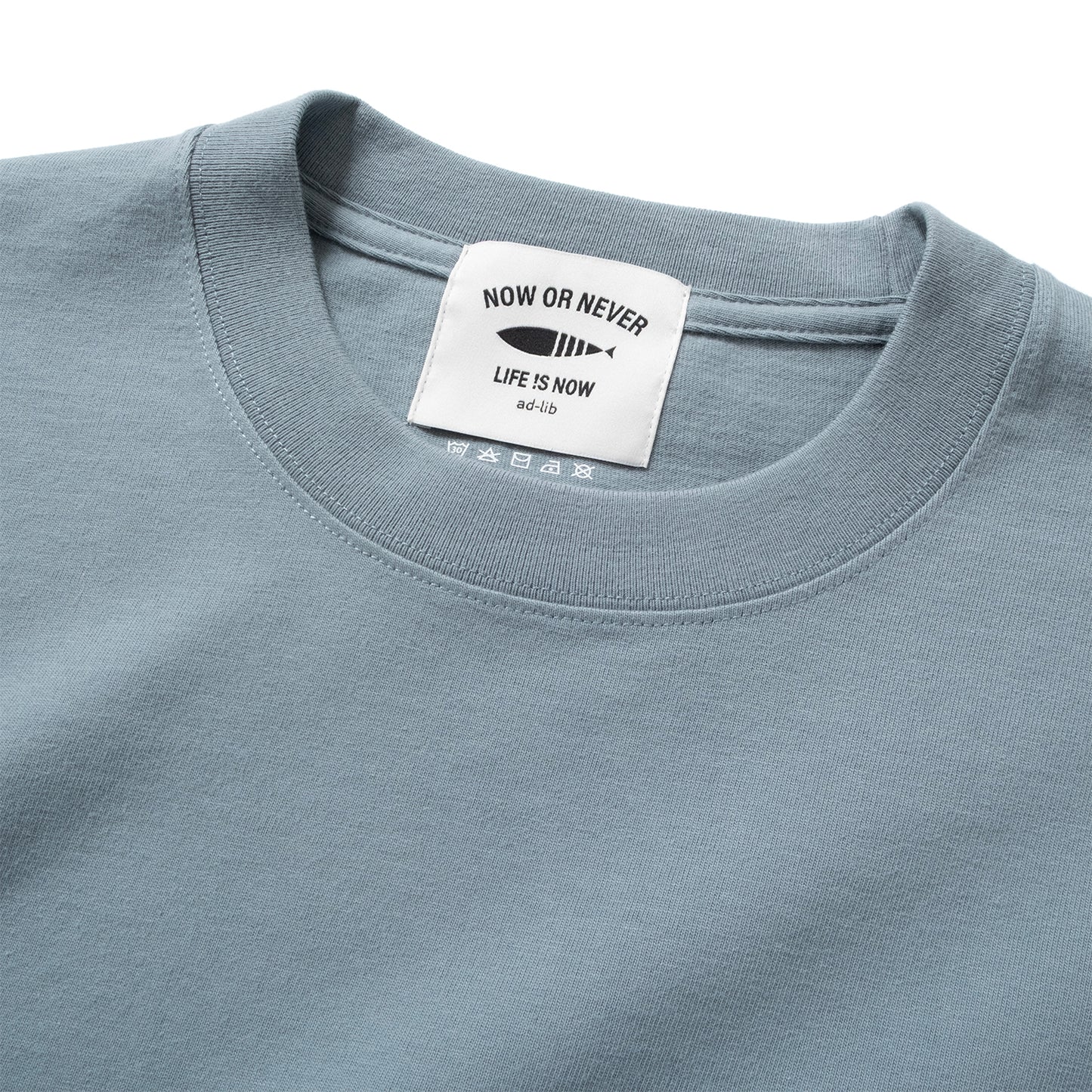 (ZT1849) Fish Embroidery Pocket Tee
