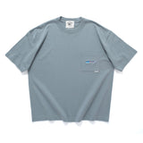 (ZT1849) 魚仔繡花口袋Tee
