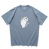 (ZT1892) Namaste Cat 2 圖案 Tee