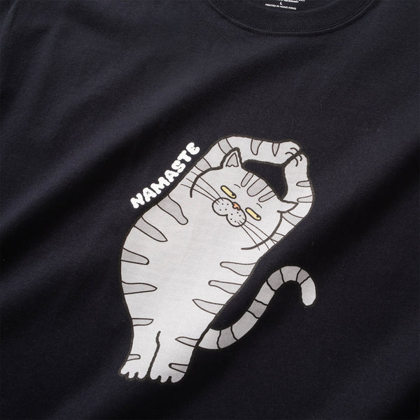 (ZT1892) Namaste Cat 2 圖案 Tee