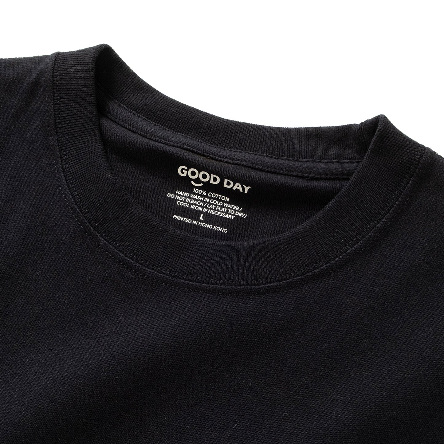 (EX727) Name Tag Sticker Graphic Tee